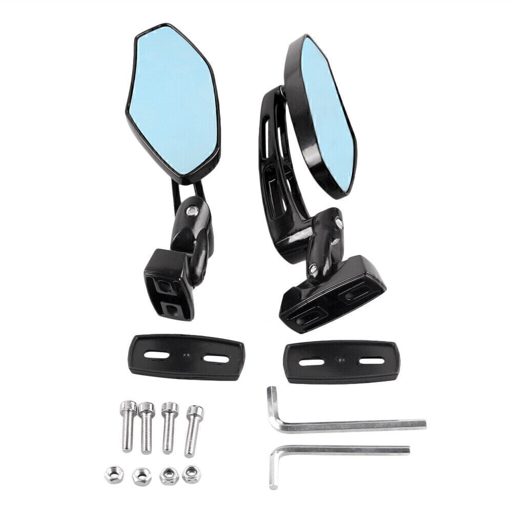 2x Rear View Side Mirrors Fit for Ducati for Honda for Kawasaki for Suzuki for Yamaha Sport Bike Q