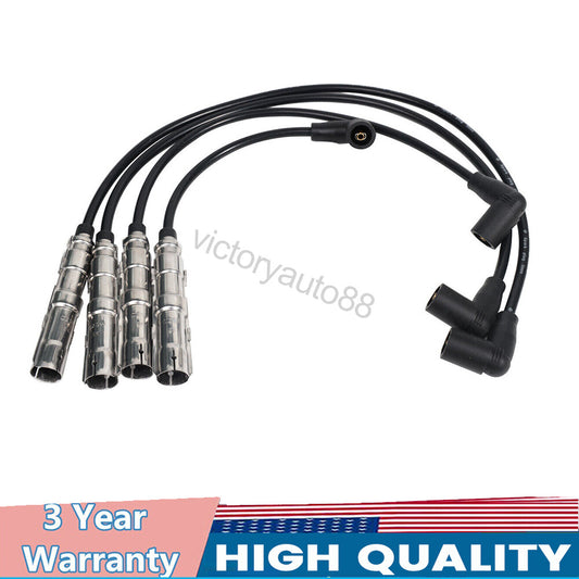 4-pack of spark plug wires and ignition cables for Volkswagen for Jetta and for Passat , new, 06A905430