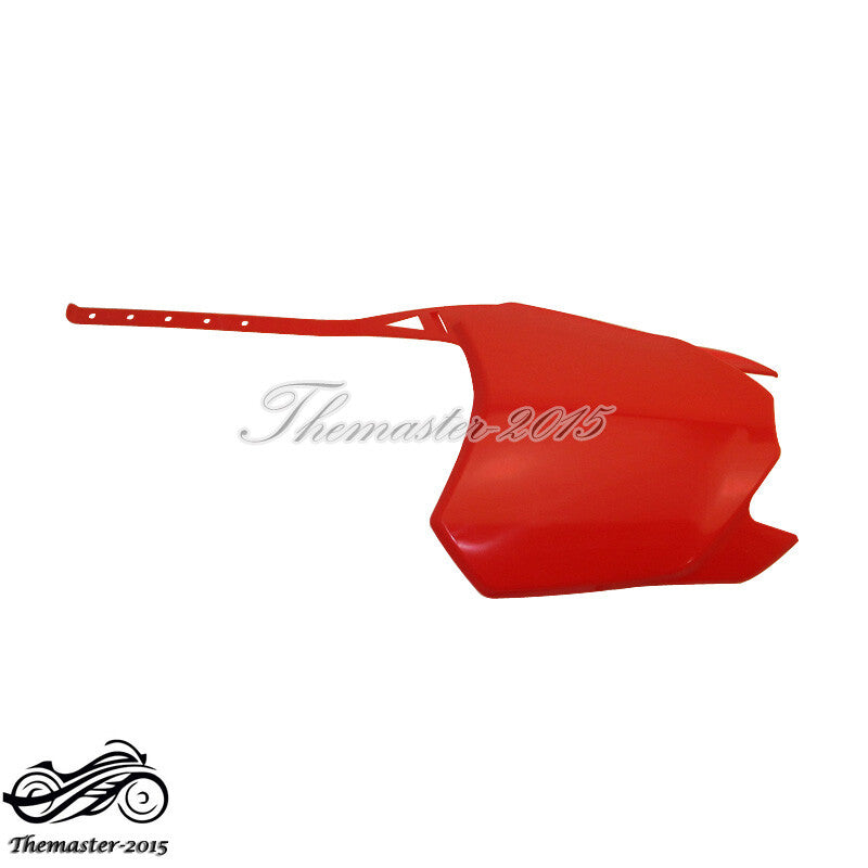 Red Front Number Plate for Honda CRF110F 2013-2017 CRF125F 2014-2017 Q