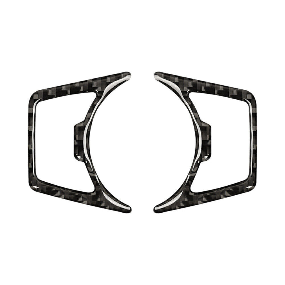 Carbon Fiber Headlight Switch Trim Sticker Fit for Ford F150 14-up for Mustang Explorer