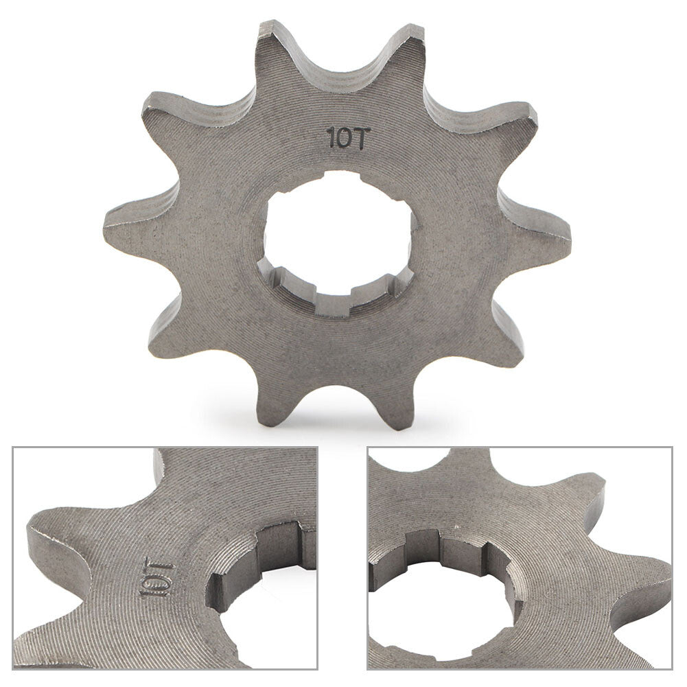 Chain Front Sprocket Cog For 125cc-250cc Dirt Pit Bike ATV Go Kart 520-10T 20MM