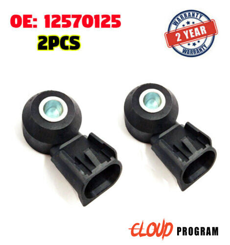 2 pcs Engine Knock Sensor 12570125 for Buick for Cadillac for Chevy 2012 n