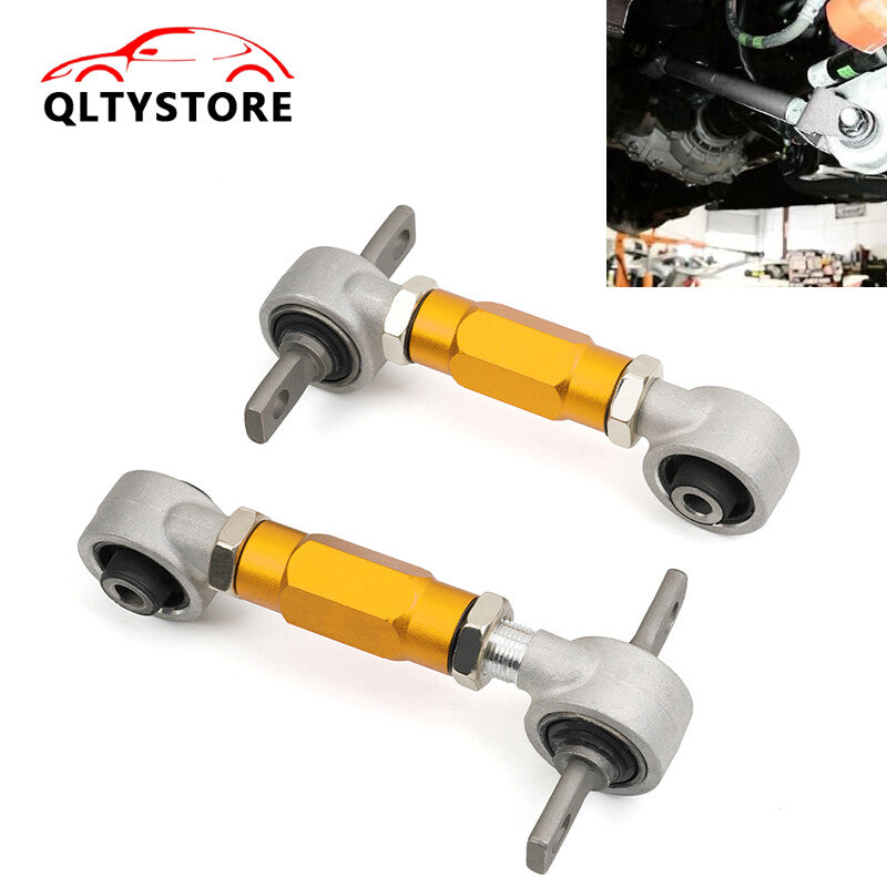Gold Rear Adjustable Camber Arm Kit Bar For 1988-2000 for Civic CRX EG EK LTB002