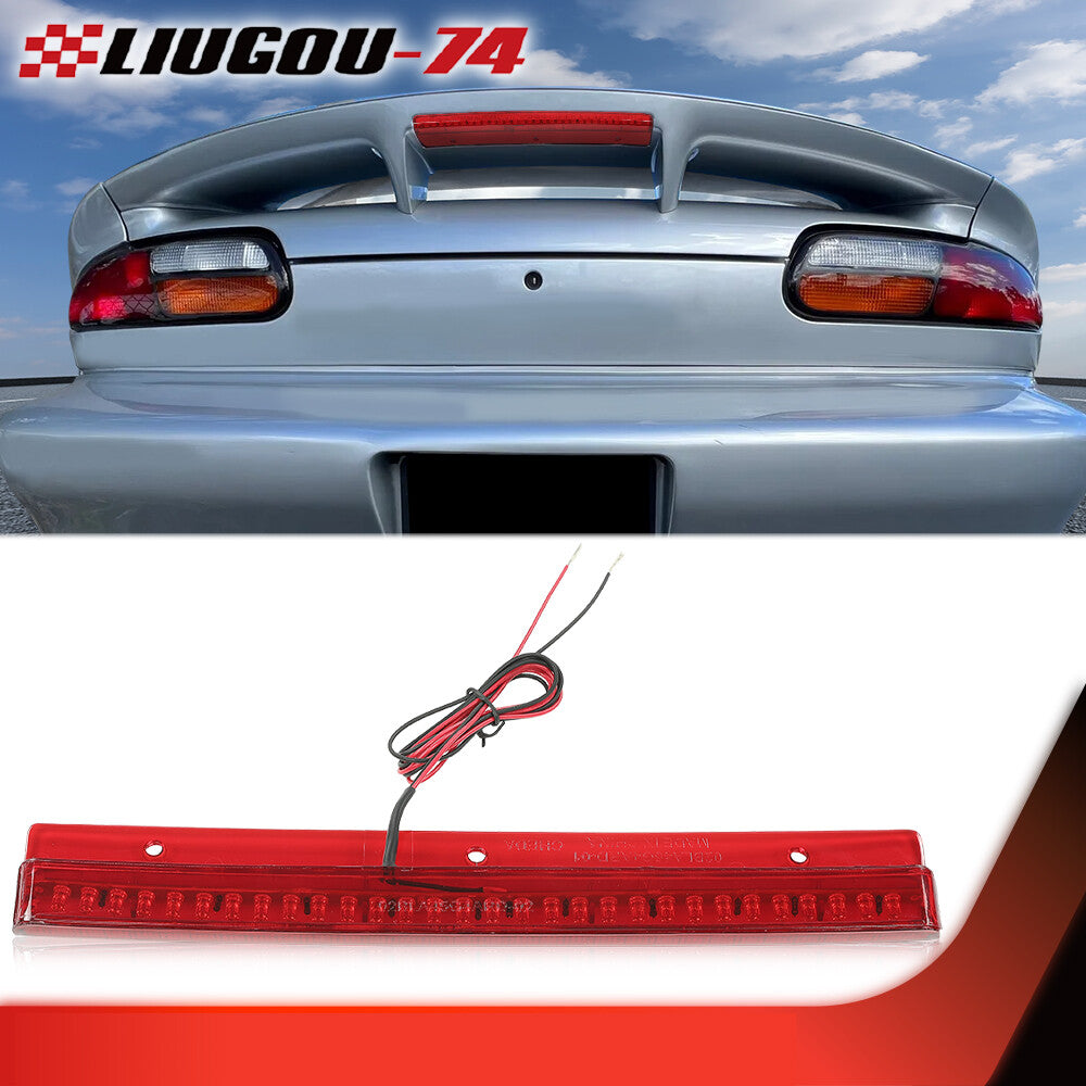 Suitable for 1998-02 Camaro SS boiler LED third brake light third brake red- v