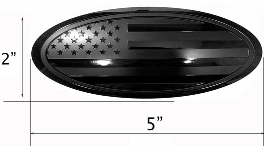5-inch Car Trunk Badge Boot Back Badge Decal for Mustang Sport Black 2021-2023