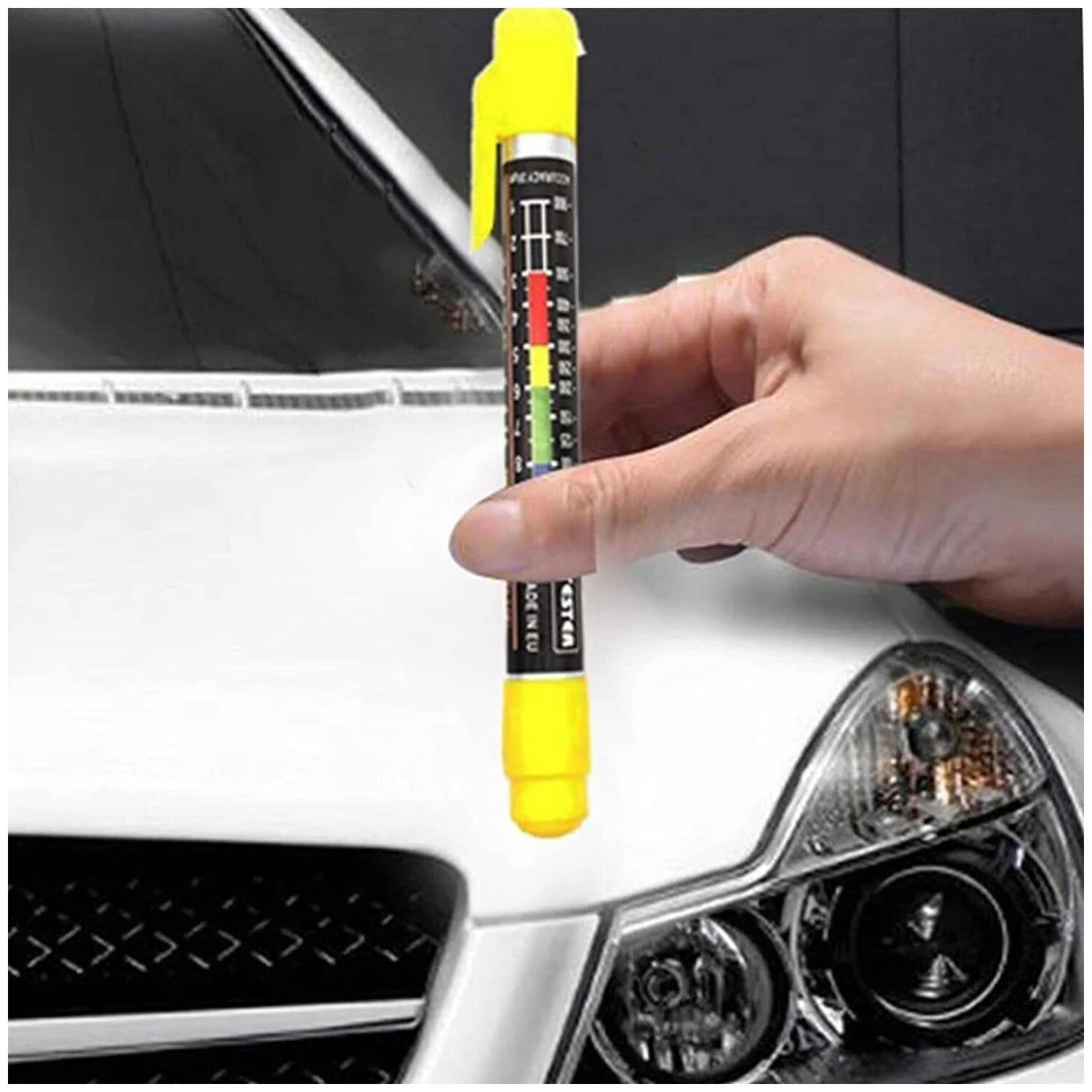 Automotive paint coating thickness gauge, collision inspection and testing paint detector