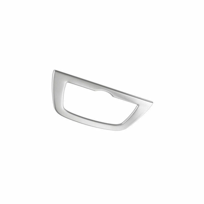 for BMW 5 Series G30 2018-2023 Silver Headlight Switch Control Button Frame Trim