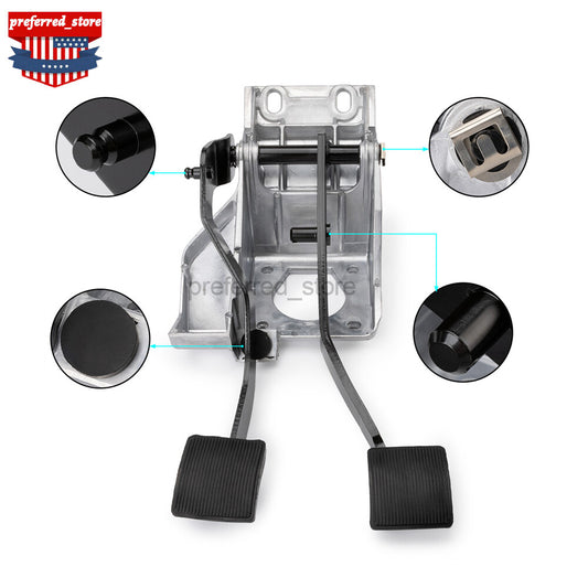 Pedal bracket mounting kit for Ranger 2003, 2004, 2005, and 2006 STX 3.0L- v