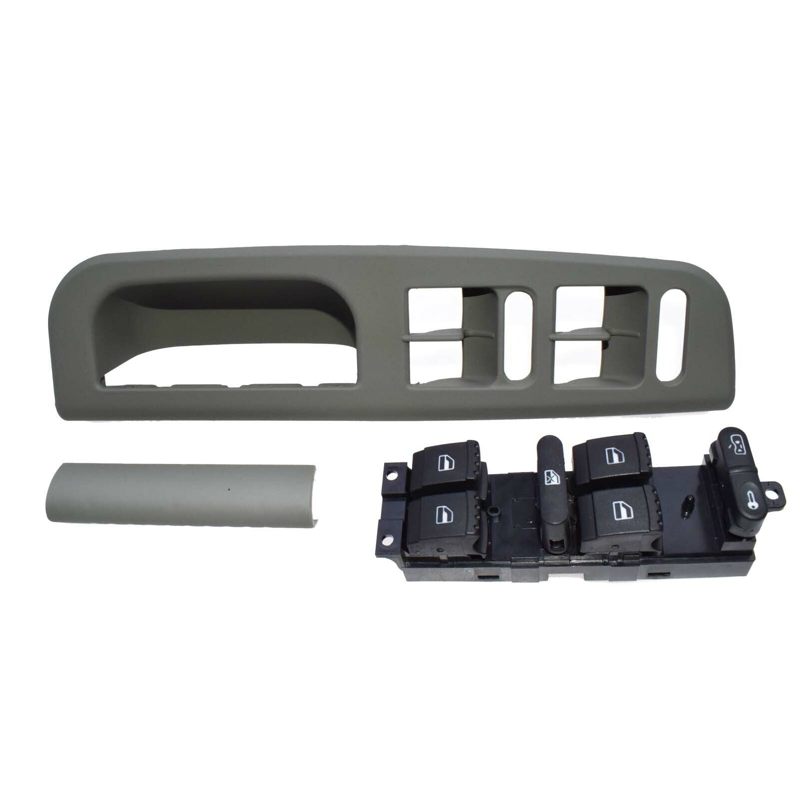 for VW MK4 for Jetta for Golf Set 3 Gray Window Master Switch Panel Bezel Handle Trim 3