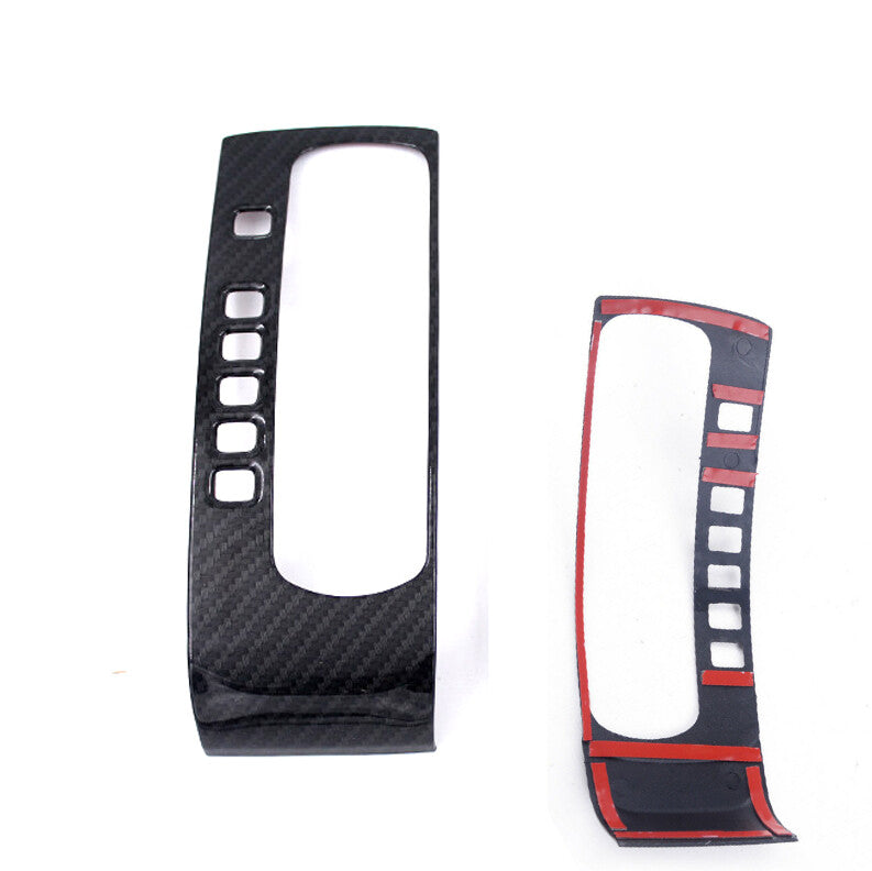 Carbon Fiber Car Gear Shift Box Panel Cover Trim for Honda for Civic 10th 2016-2020 v