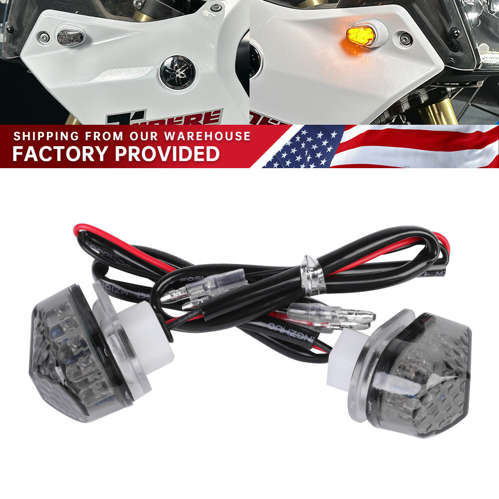 for YAMAHA TENERE 700 World Raid XTZ 700/07 LED Flush Mount Turn Signals Lights Q