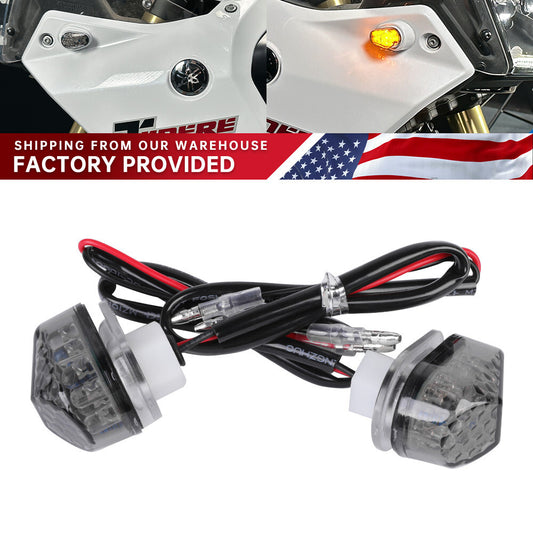 for YAMAHA TENERE 700 World Raid XTZ 700/07 LED Flush Mount Turn Signals Lights Q