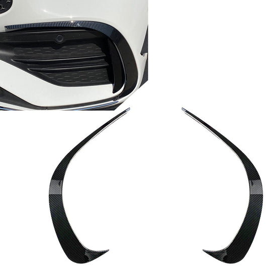 Carbon Fiber Front Fog Light Splitter Spoiler for Mercedes Benz C-Class W206 Q