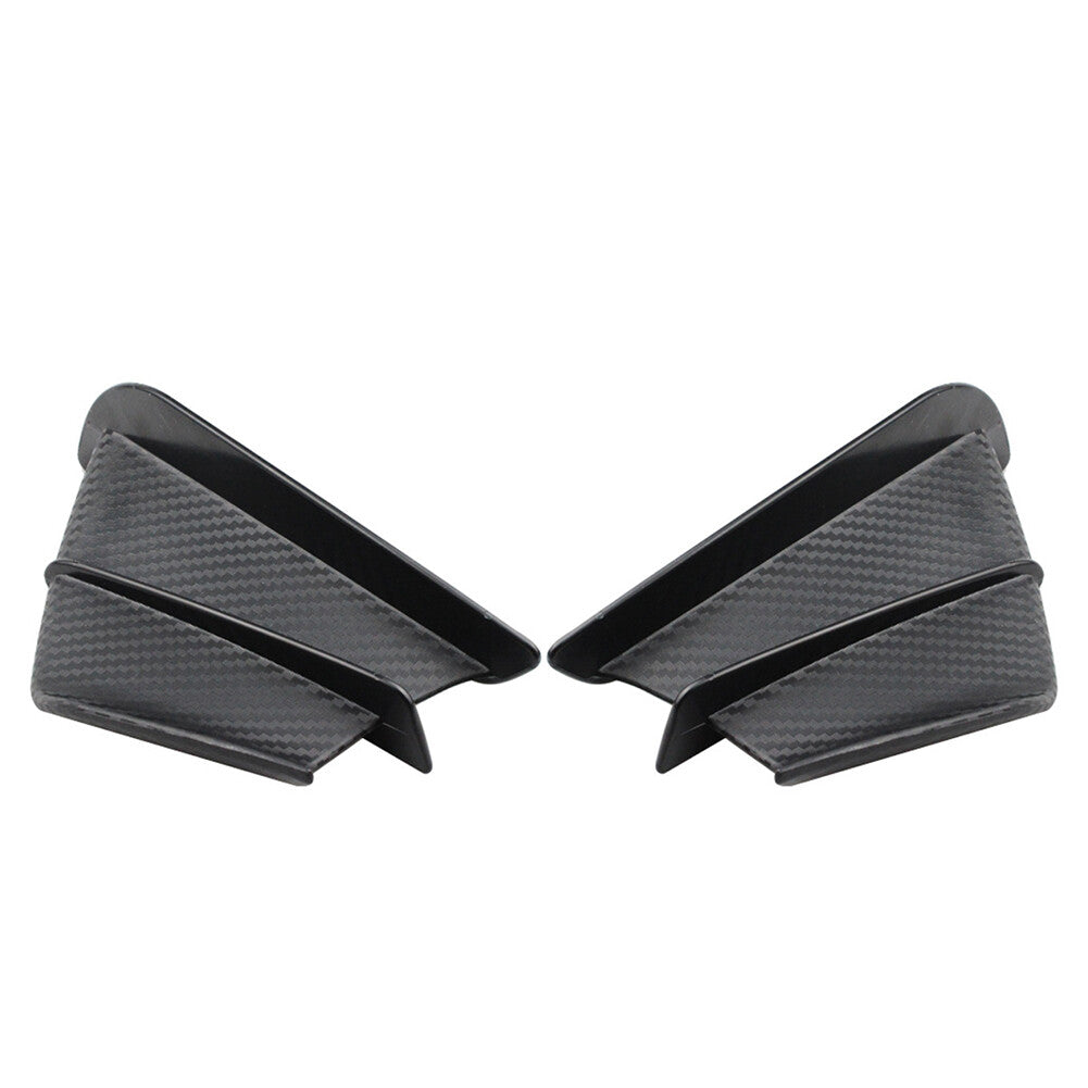 Universal Motorcycle Winglet Aerodynamic Wing Kit Spoiler for HONDA Matte Black