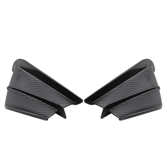 Universal Motorcycle Winglet Aerodynamic Wing Kit Spoiler for HONDA Matte Black