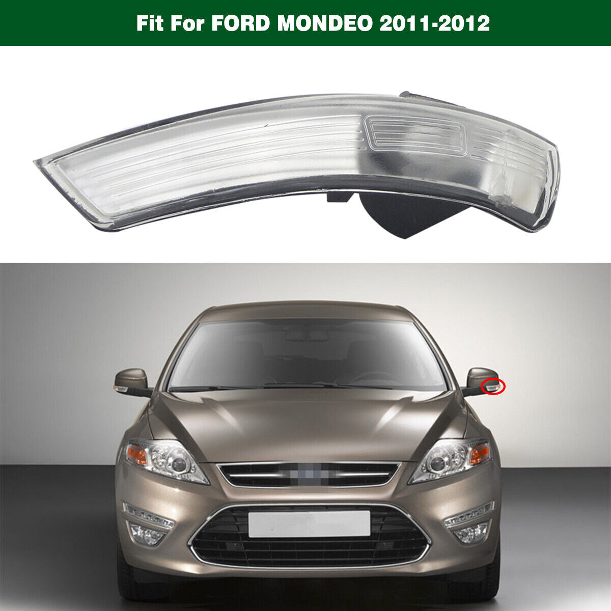1Pcs Left Side Door Mirror Turn Signal Light Lamp Fit for FORD MONDEO 2011-2012