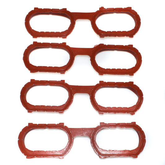 4-piece intake manifold cover gasket set 11611433328, suitable for BMW 540i, 740iL, X5 Q