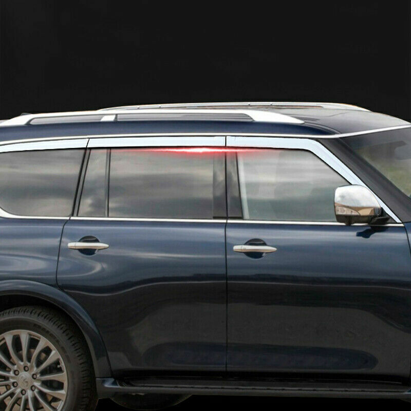 for Infiniti QX56 QX80 2011-23 Window Visor Vent Shade Deflector Guard Sun/Rain