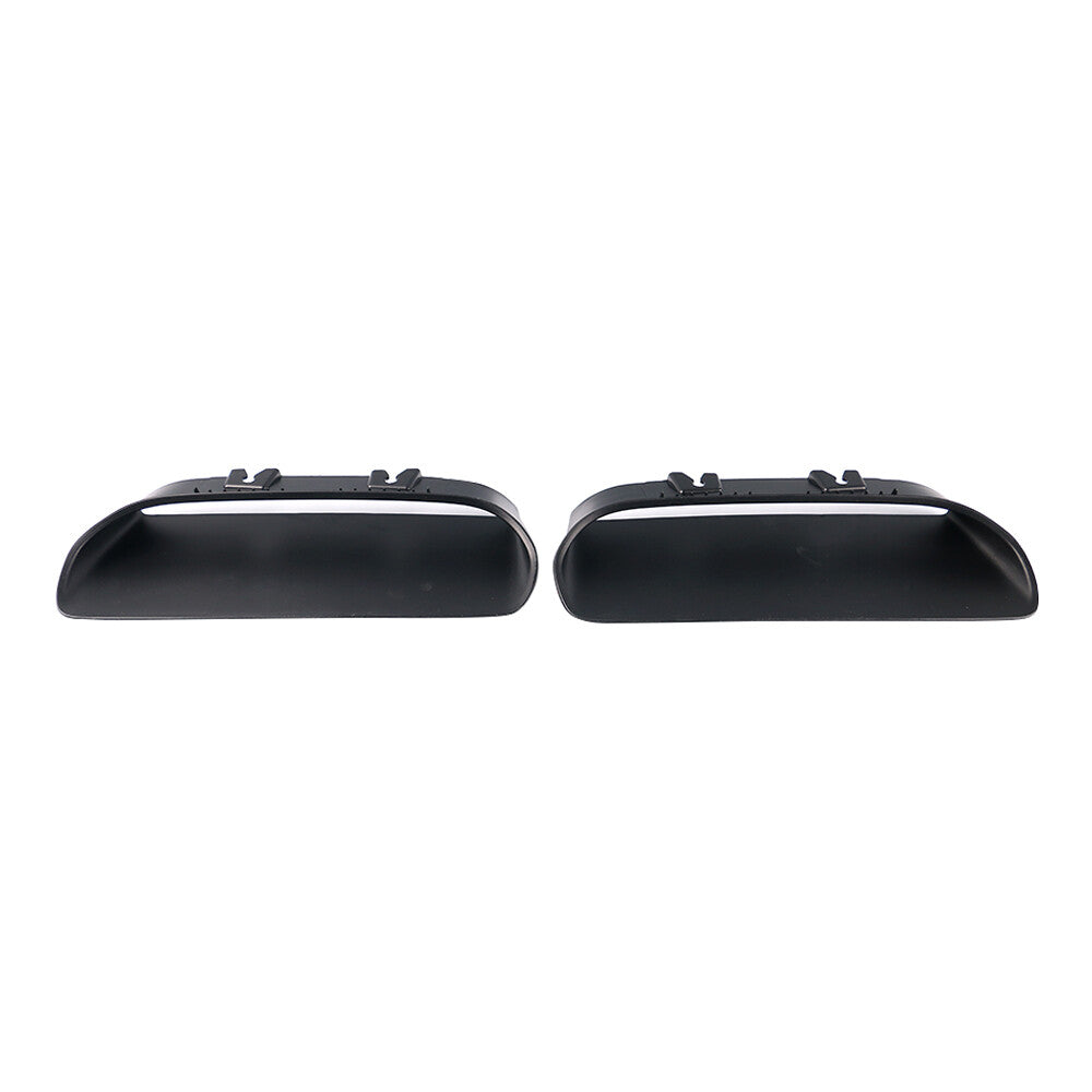 Pair Redeye Hood Bezels Left Right Side For 2019-2020 for Challenger Black