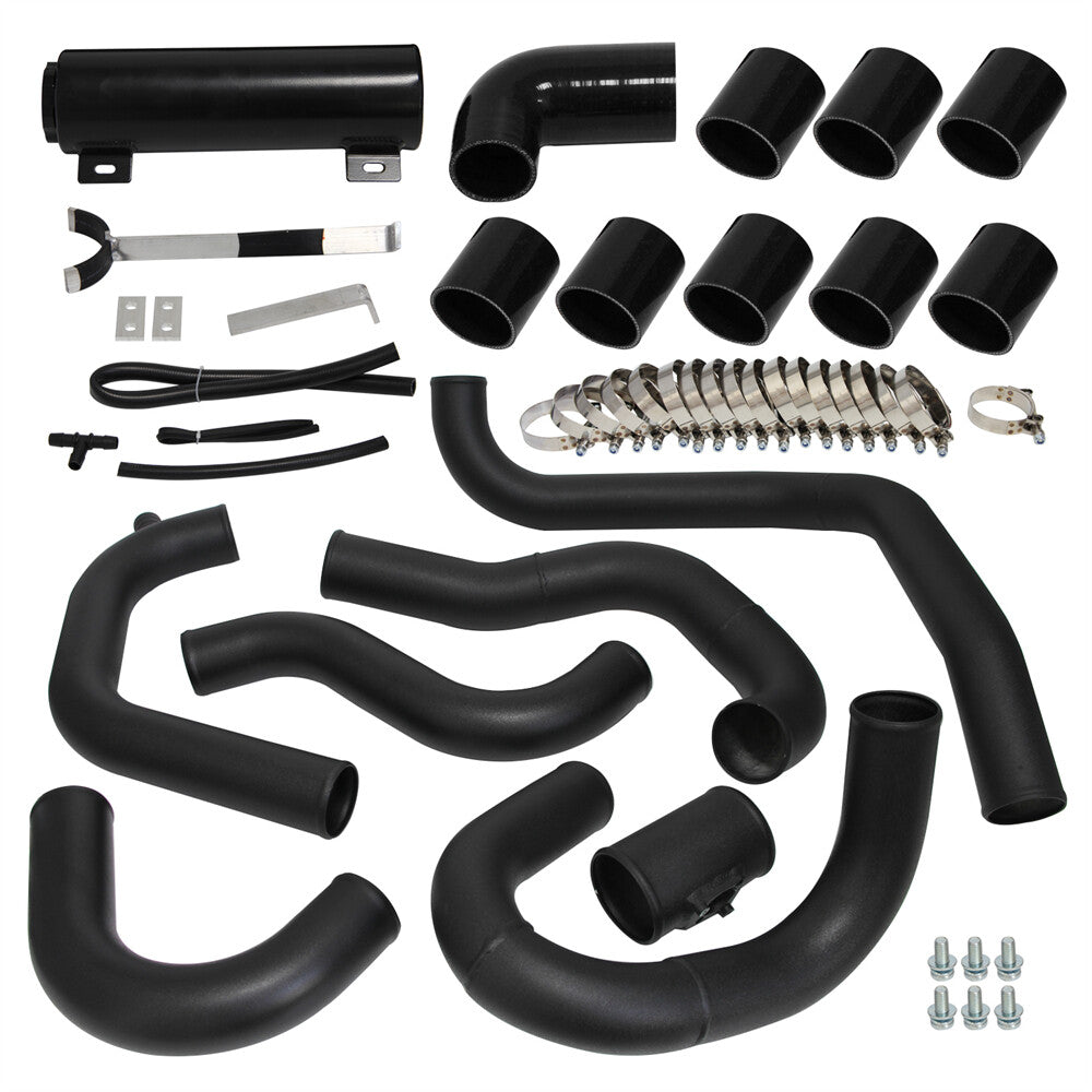Intercooler Piping Kit Black for Subaru Impreza WRX STi 02-07 EJ20 EJ25 2.0/2.5L