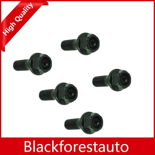 5Pcs Set Wheel Lug Bolts Nuts for BMW E39 E46 E53 E60 E90 323i 325i 328i 335i Q