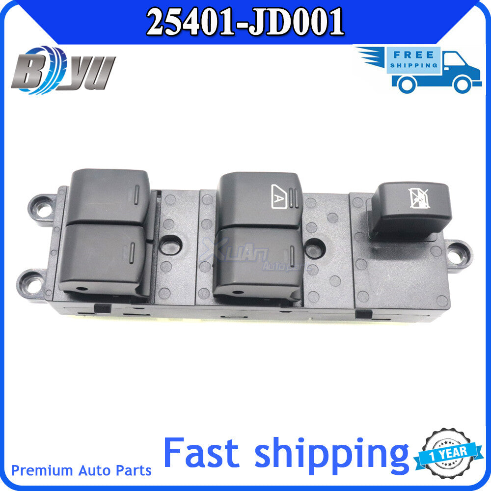 25401-JD001 Main Window Control Switch for Pathfinder SE LE XE 4.0L V6- v