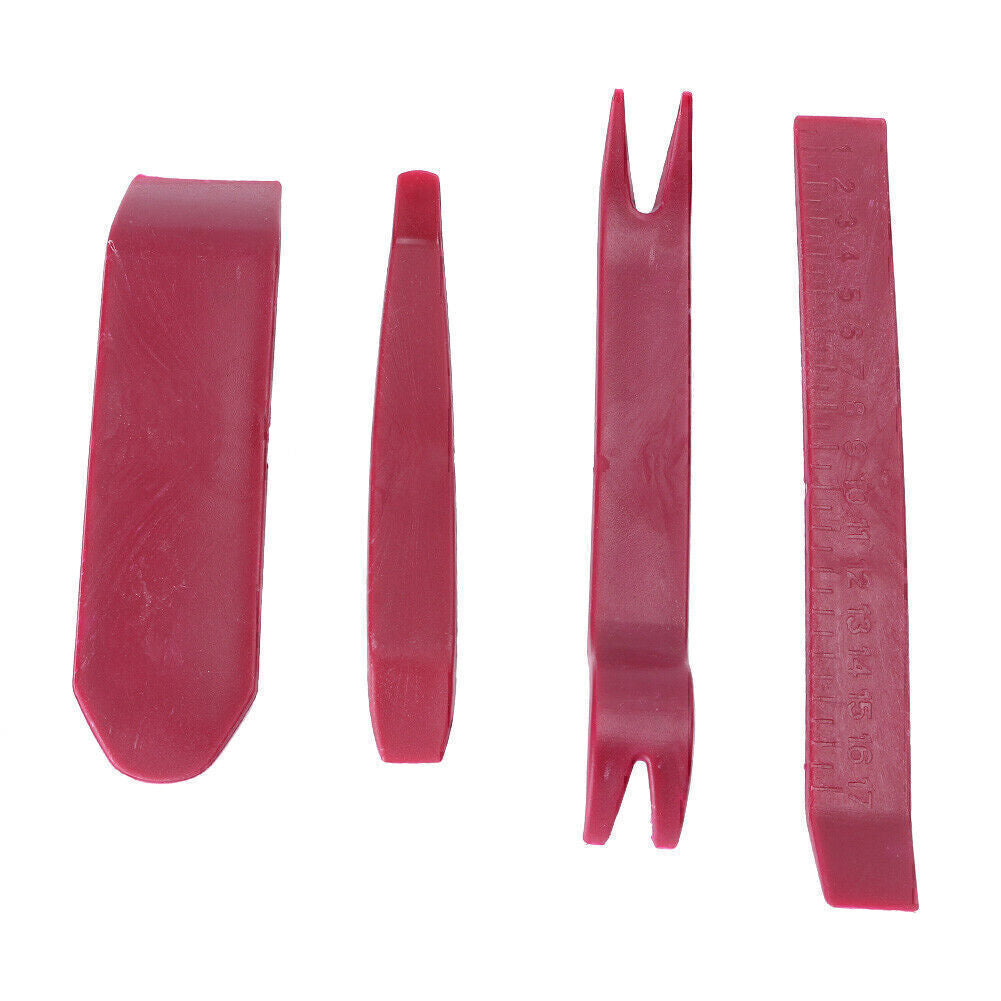 4x Car Radio Door Clip Panel Trim Dash Audio Plastic Removal Pry Tools Moulding Q