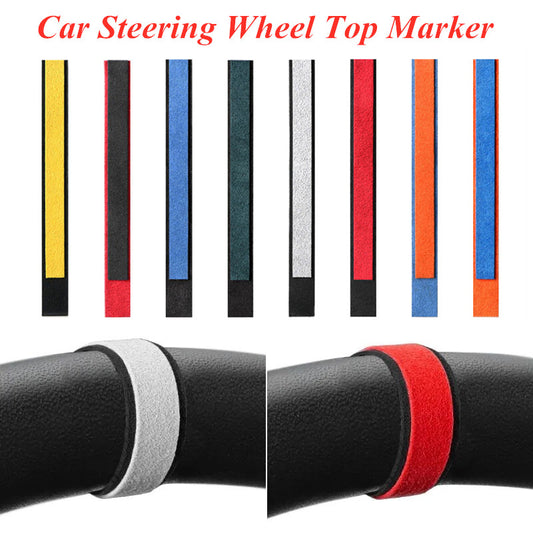 for Jeep Accessoires Alcantara Car SUV Steering Wheel Top Marker DIY Decor Trim Q