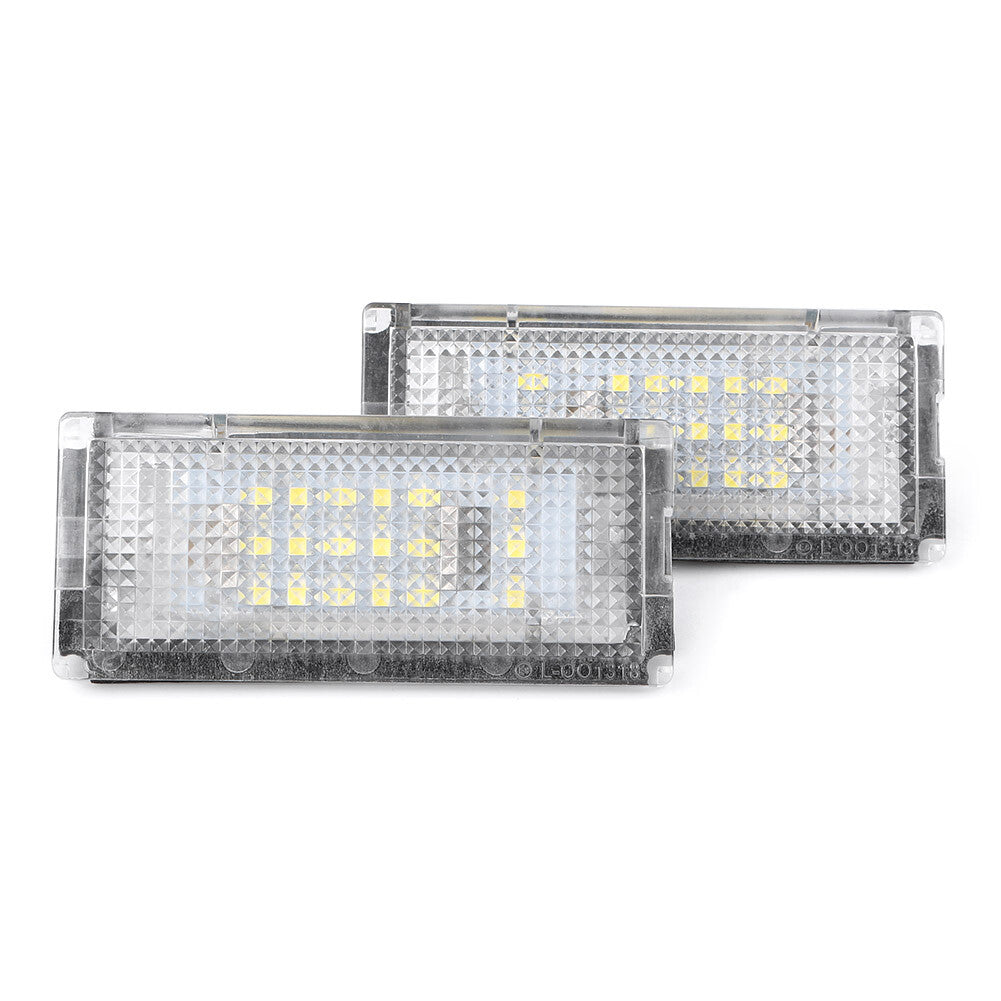 for BMW 3 Series E46 4D Sedan Waterproof White 18 LED License Plate Light Lamp Q