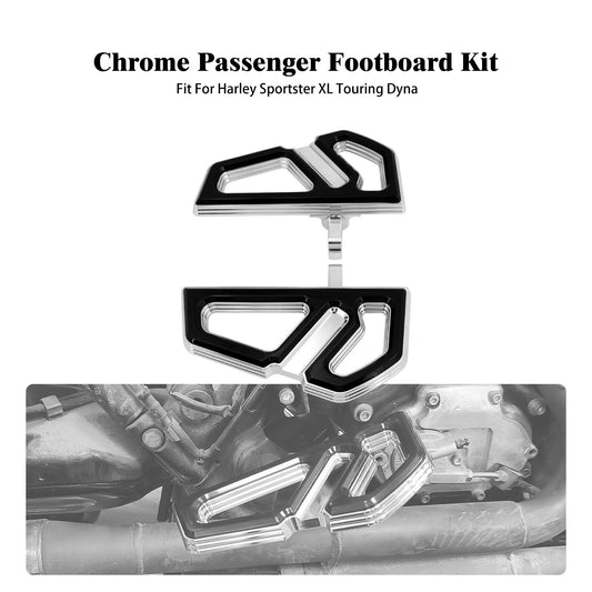Chrome Empire Passenger Footboard Foot Pegs Rests Fit for Harley Sportster Dyna