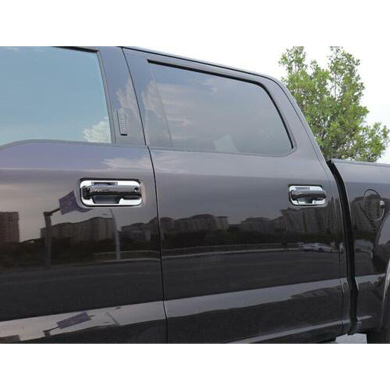 for ford  F150 F-150 2015-2020 Chrome Side Door Handle Bowl Molding Cover Trim 8x
