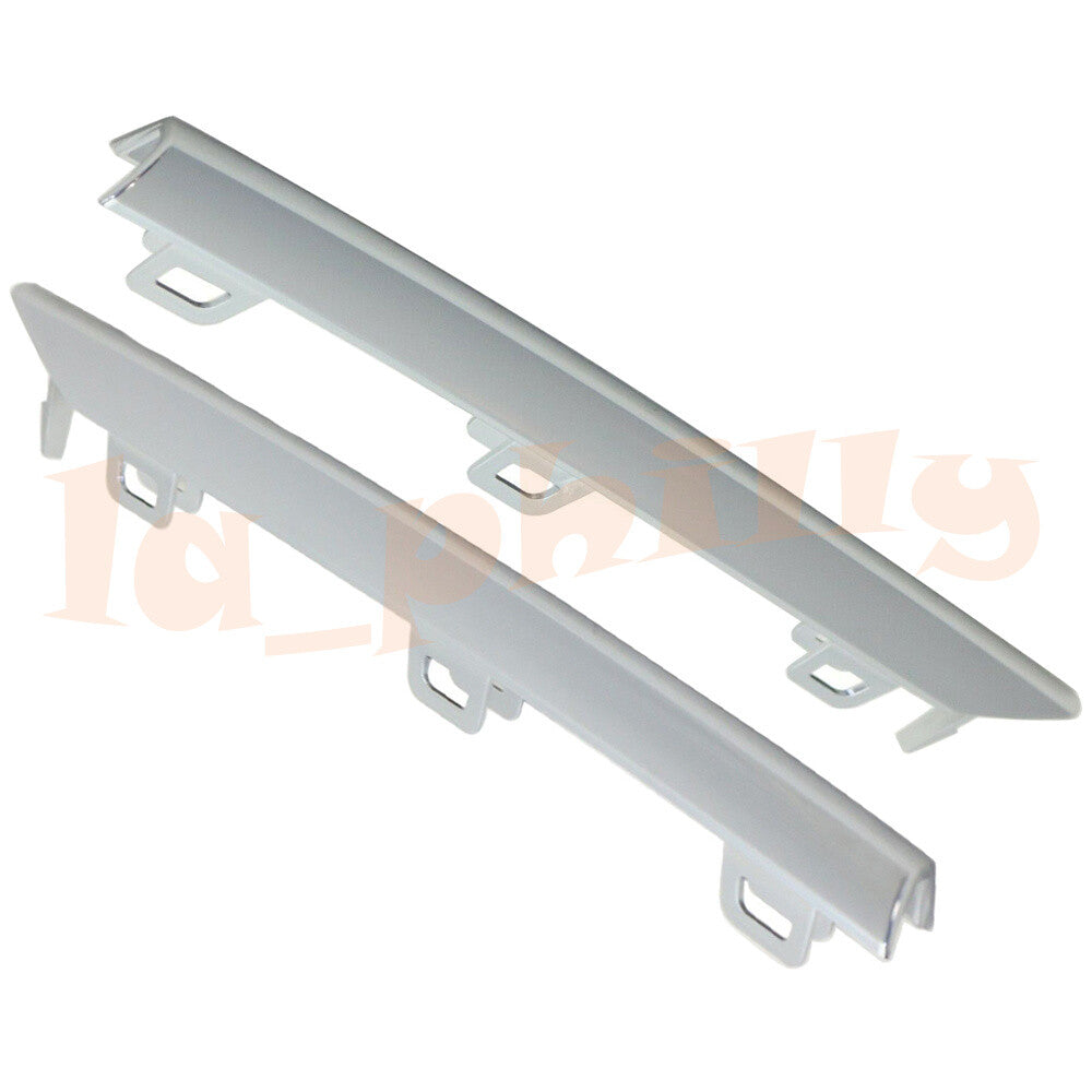 Front LHRH Side Bumper Trim Bezel Insert Fit for Cadillac 2013-2014 ATS Chrome