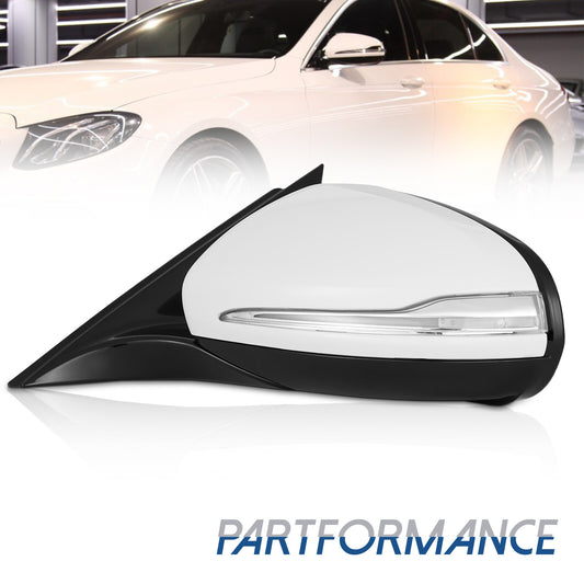 Left Driver Side Mirror for 2017 - 2020 for MERCEDES E200 E300 E450 with Blind Spot - v