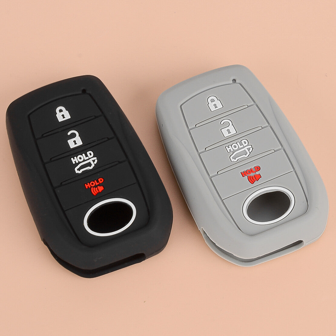 Kit 4 Button Remote Key Cover Fit for Toyota for Corolla Crown for Land Cruiser Venza Q