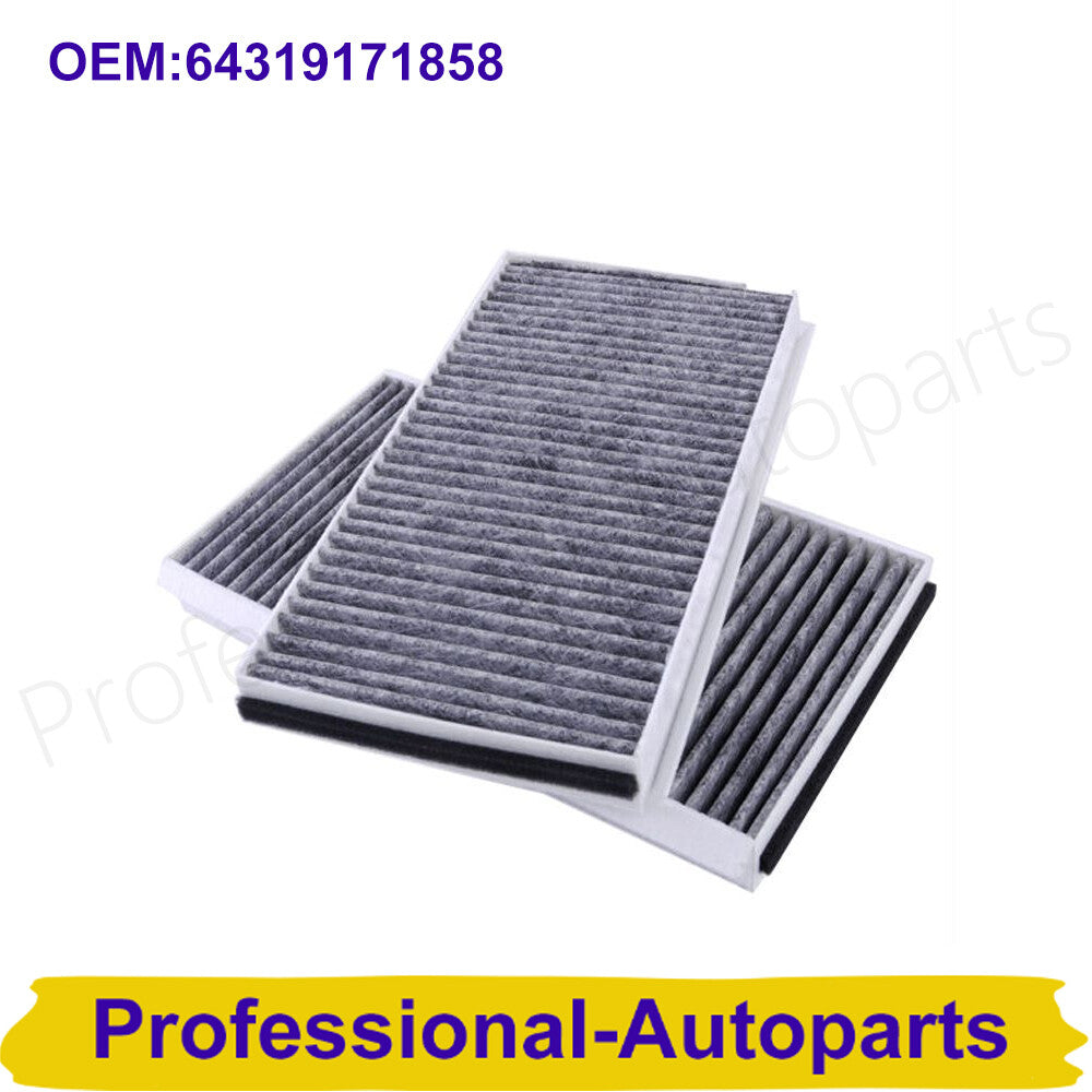2pcs/set Air Filter for BMW 5 6 E60 E61 E63 E64 520D 523I 525I 530D 535D 545I Q
