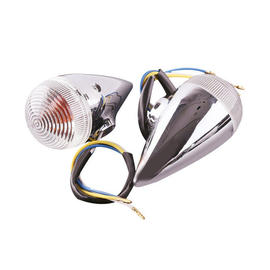 2pcs/set Clear Lens Front Turn Signal Light Fit for Yamaha XV1900 06-2013 New n