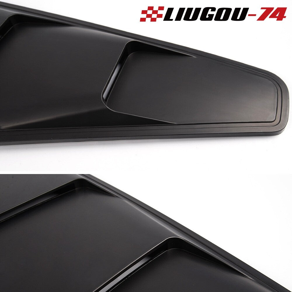 Fits 05 - 14 for Mustang 1/4 25 Cent Side Window Louver Scoop Cover Vent - v