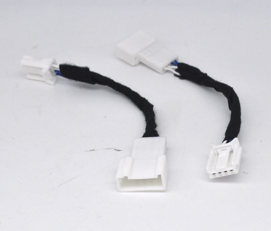 2x Retrofit Tweeter Speaker 4 pin adaptor cable wire for Toyota for Lexus for Scion