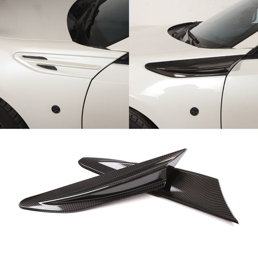 ABS glossy black front grille trim for Land Rover Discovery 5 2017-20