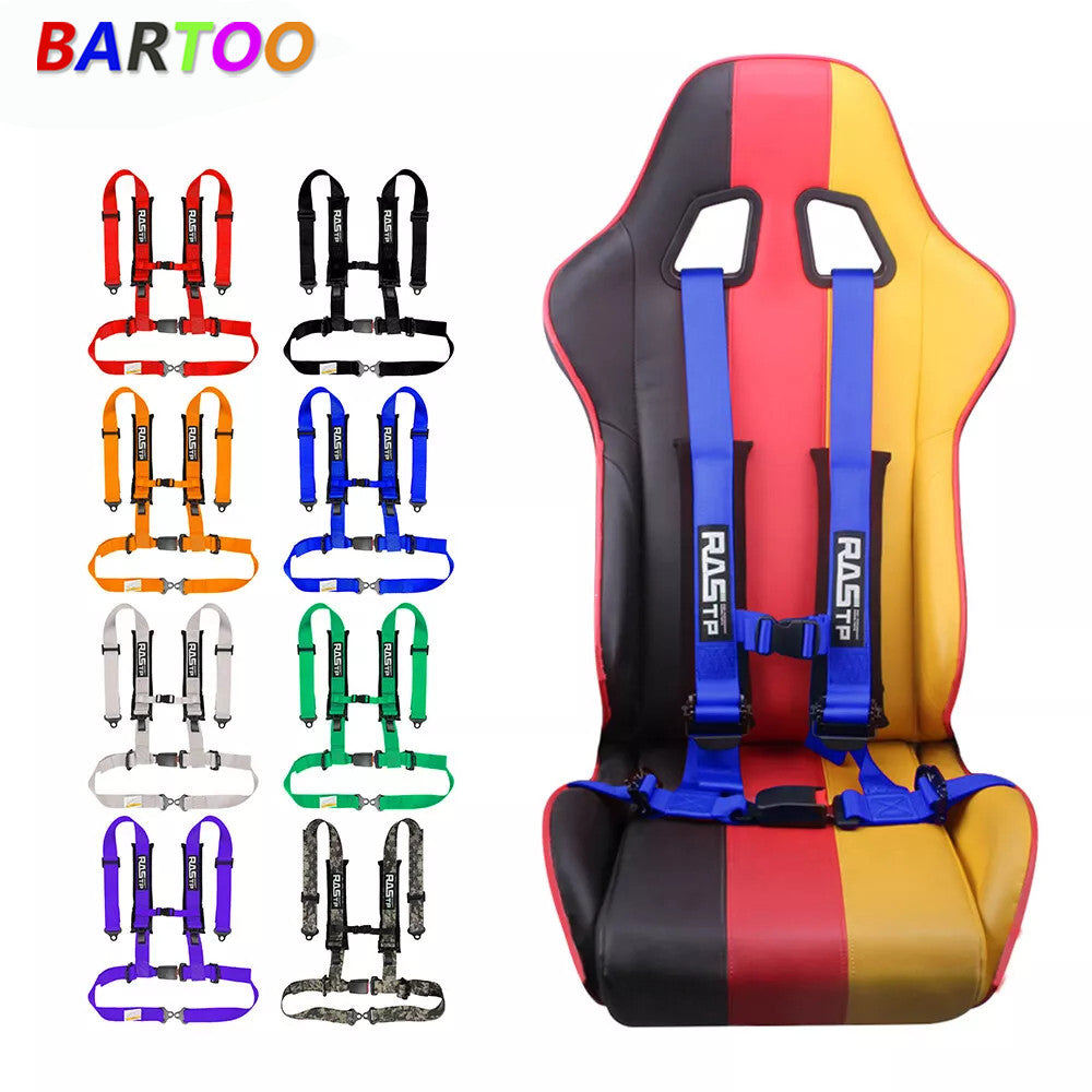 Universal Buckle Racing Car for Seat Belt Harness 4 Point 2 ATV UTV Go-Kart Q