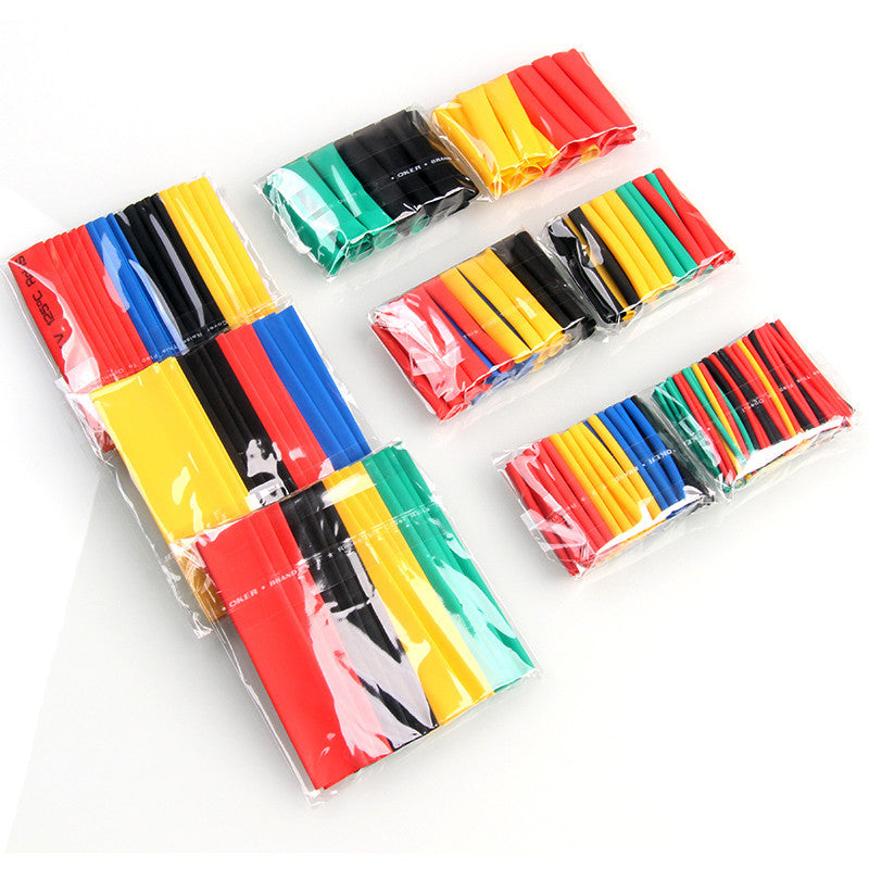 Car 328Pc Heat Shrink Tube 8 Size Wrap Sleeve 2:1 Wire Cable Tubing Sleeving