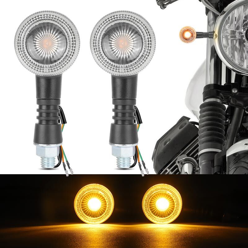 2X Motorcycle LED Turn Signal Blinker Light for Suzuki DR125SE DR200SE DR650SE