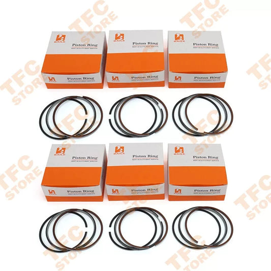 6 Set Piston Ring Fit for Mitsubishi S6S Engine 94mm2.5HK+2+4.5