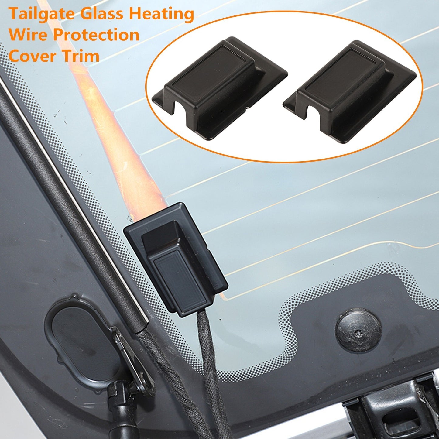 Tailgate Glass Heating Wire Protection Cover Trim For Bronco /Bronco Sport 2021+