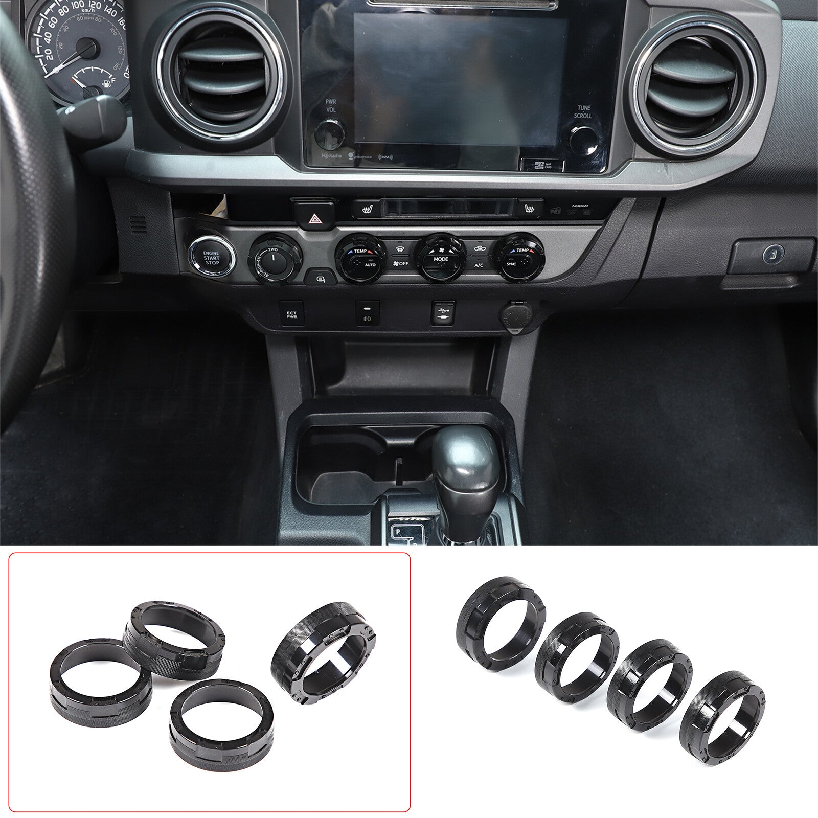 360-degree rotating phone holder, black, suitable for BMW 3 Series & M3 E90 E91 E92 E93
