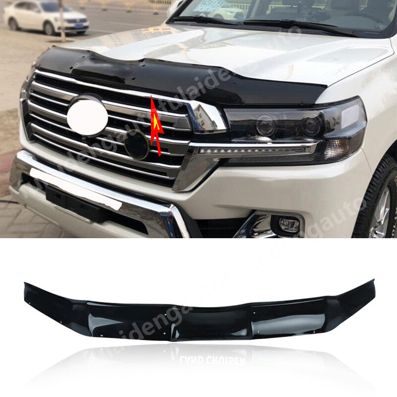 for Toyota for Land Cruiser 16-21 Smoke Front Bonnet Hood Guard Cover Bug Deflector