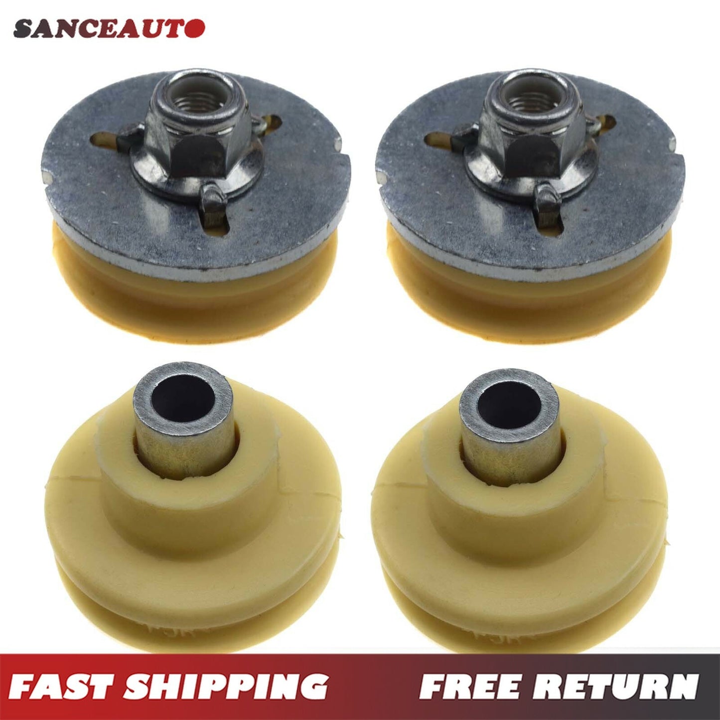 4-piece rear shock absorber kit for E90, E92, E82, E87, 128i, 135i, 328i, and M3 (lower + upper parts) n