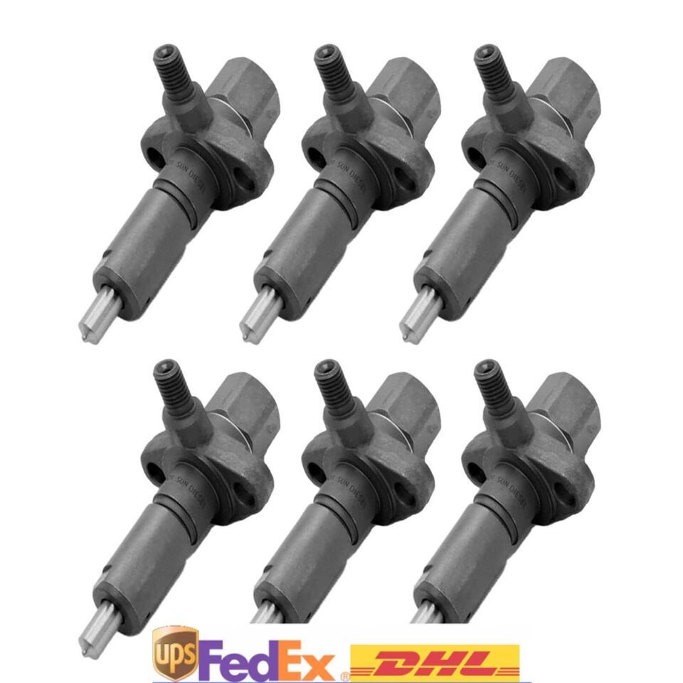 6 Pcs Fuel Injectors 2645K008 5281636 Fits For Perkins Engine 6.3544 Q