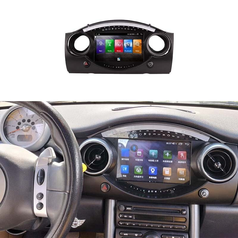 9 Car Android GPS Navigation Wifi radio carpaly audio for BMW for MINI Cooper 02~06