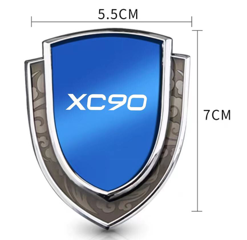 Bonnet badge decal for Audi Quattro Hood lower grille badge, front, 42 mm